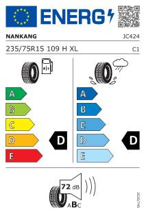 235/75 R15 109H XL