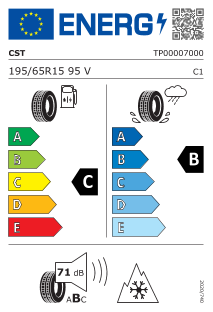 195/65-15 Cst Medallion ACP1 All Season 95V 3PMSF