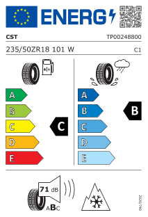 235/50 R18 101W XL