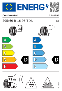 Continental VikingContact 7 205/60 R16 96T XL Preis 323,19 CHF