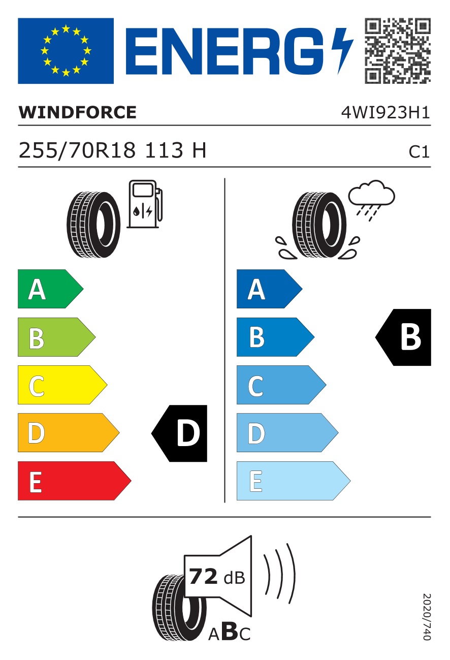 255/70 R18 TL 113H CATCHFORS H/T 4PR TL
