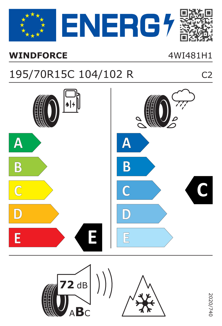 185/70 R15 104/102R