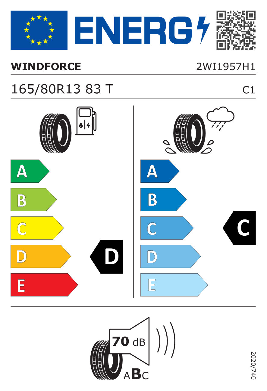 Windforce Catchfors H/P 165/80 R13 83T cena 48,61 €