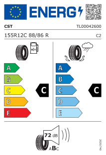 155/80 R12C 88/86R 8PR