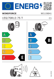 Windforce Snowblazer 155/70 R13 75T cena 92,39 €