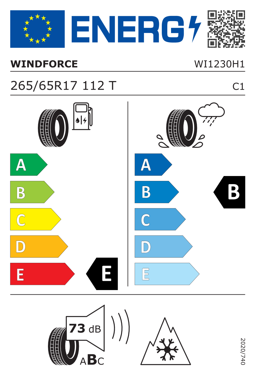 Windforce Snowblazer 265/65 R17 112T pris 2221,13 kr