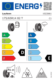 P175/65 R14 82T 4PR, Nordic compound SBL