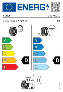 225/60-17 Hifly HP601 SUV 99H