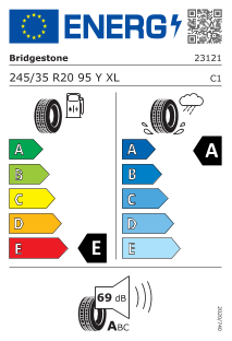 245/35 R20 95Y XL *