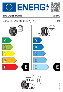 245/30 ZR20 (90Y) XL EVc, L