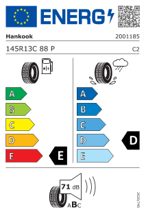 145 R13C 88/86P, med pigger