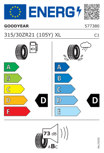 315/30 ZR21 (105Y) XL N0