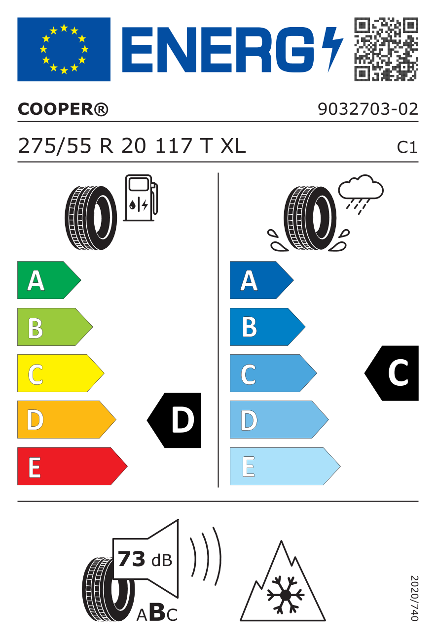275/55 R20 117T XL OWL