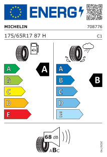 175/65-17 Michelin e-Primacy 87H OE: Toyota Aygo