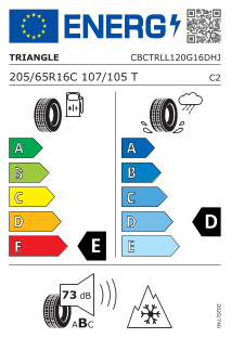 205/65 R16C 107/105T