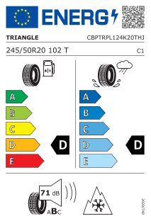 245/50 R20 TL 102T SNOWLINK PL01 NORDIC COMPOUND BSW M+S 3PMSF