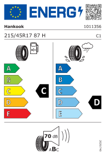 215/45 R17 87H HYUNDAI Elantra MD