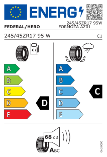 245/45 ZR17 95W med felgbeskyttelse (MFS)