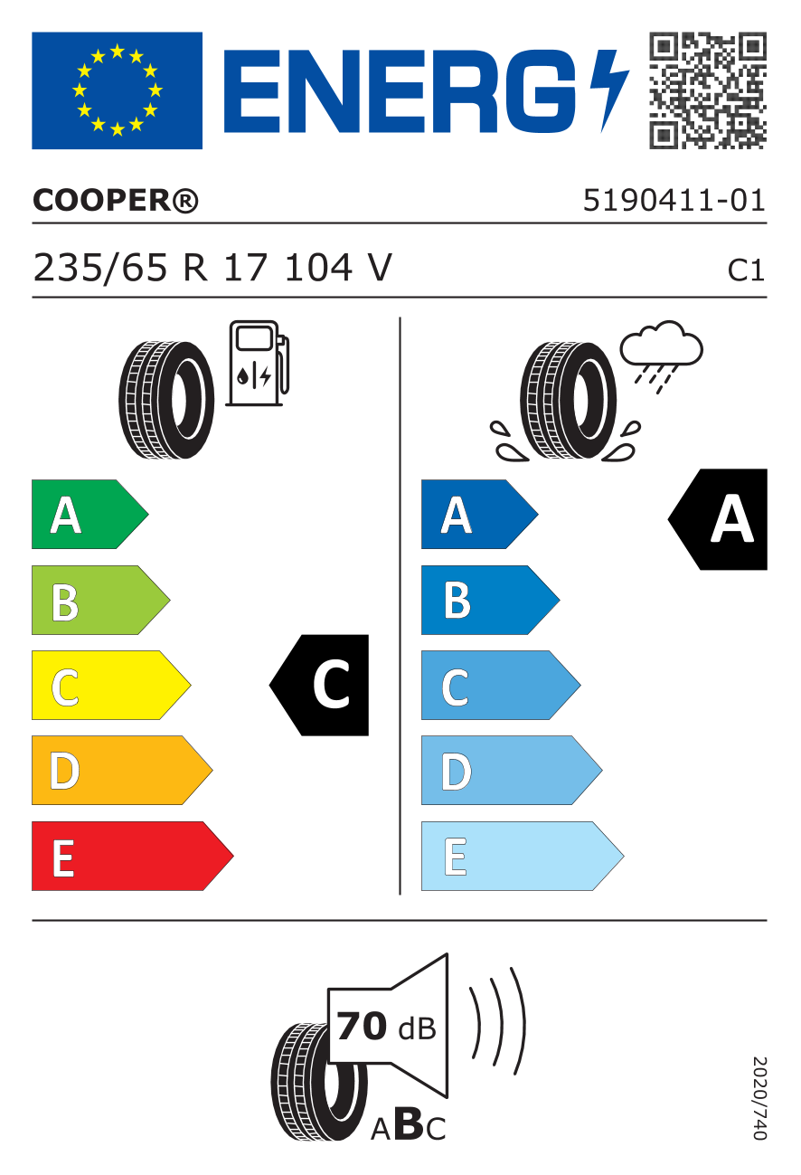 235/65 R17 104V