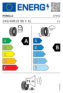 245/40-19XL Pirelli P-zero(PZ4) Sports Car FSL (*) 98Y OE: BMW I4 G26