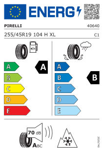 255/45 R19 104H XL Elect, VOL