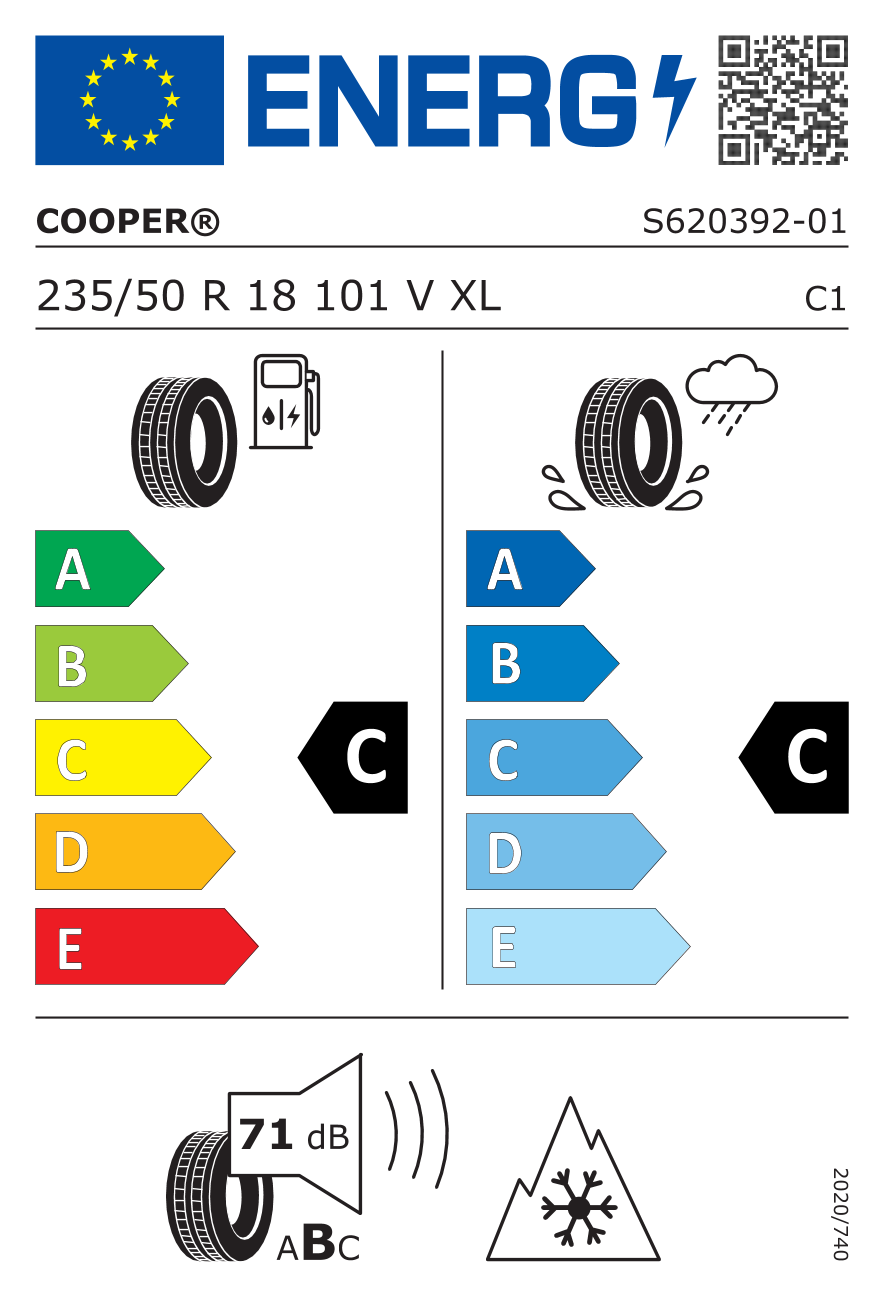 235/50 R18 101V XL