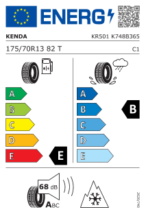 175/70 R13 82T