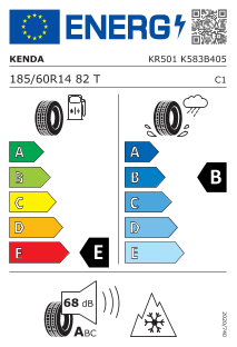 185/60 R14 TL 82T WINTERGEN 2 KR501 M+S 3PMSF