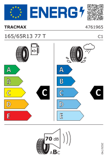 165/65 R13 77T