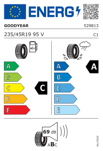 Goodyear Efficientgrip 235/45 R19 95V price £ 230,29