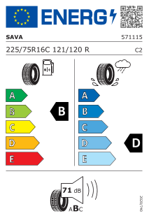 225/75 R16 TL 121/120R TRENTA 2 C 12PR