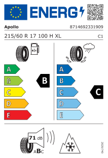 Apollo Alnac 4G ALL Season 215/60 R17 100H XL price £ 95,90