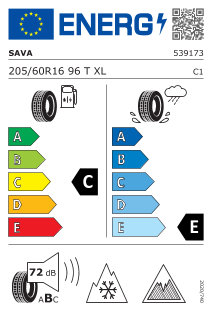 205/60 R16 96T XL