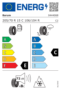 205/70 R15 TL 106/104R SNOVANIS 3 C