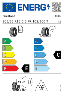 205/65 R15C 102/100T 6PR