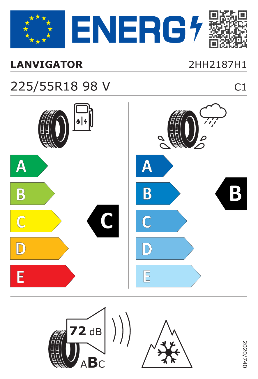 225/55 R18 98V