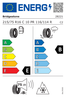 215/75 R16C 116/114R 10PR