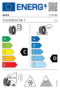 215/65 R16 98T, Nordiske vinterdekk