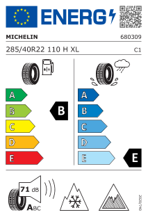 285/40 R22 110H XL, Nordiske vinterdekk