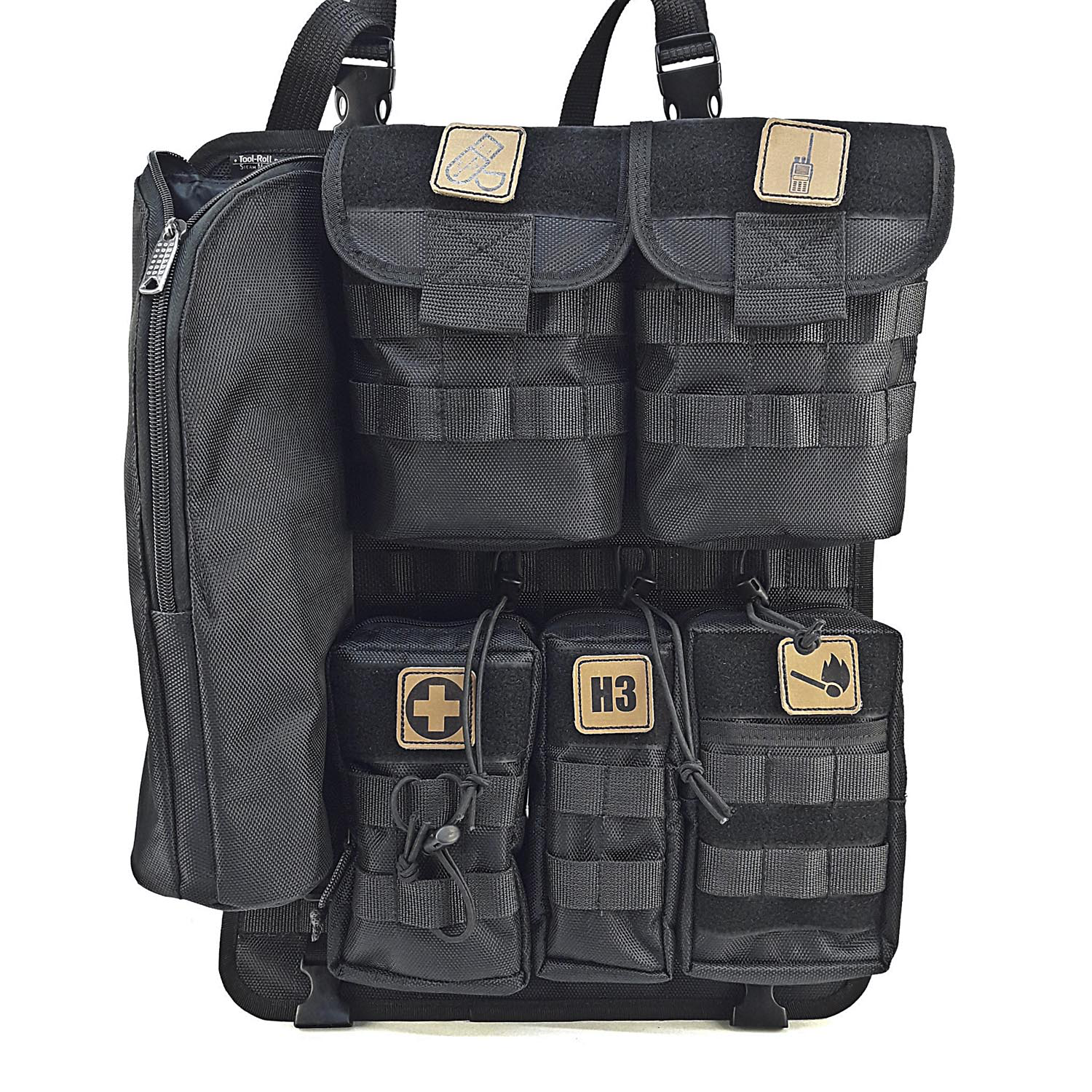 HPAUTO 19325 Kofferraum-Organizer Rücklehnen-Tasche mit Isofach