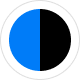 Sædebetræk blå(t)/sort