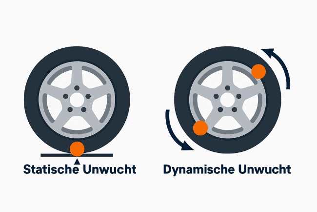 Unwucht von Reifen