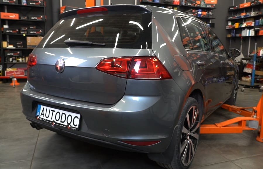 Rumore dell'asse posteriore della VW Golf 7