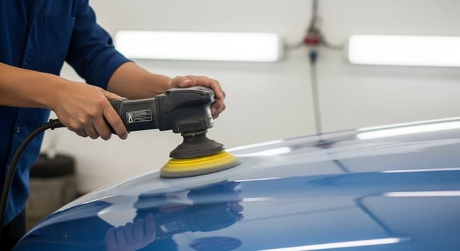 Polering af bilen