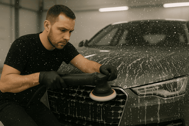 Slik polerer du bilen for hånd og med maskin