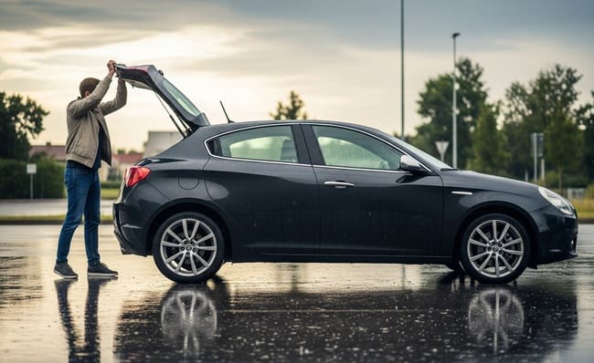 Perdite d'acqua nel bagagliaio dell'Alfa Romeo Giulietta 940