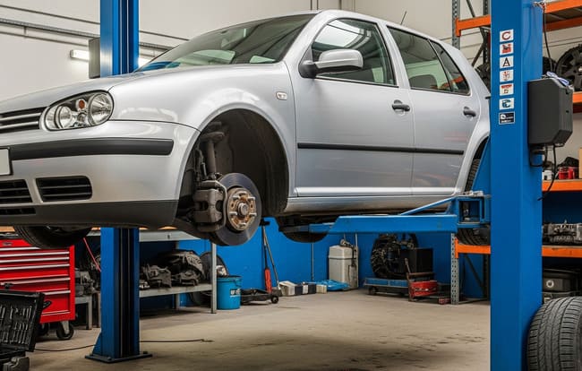 VW Golf 4 Poltern vorn durch verschlissene Stabilisatorlager verstehen und beheben