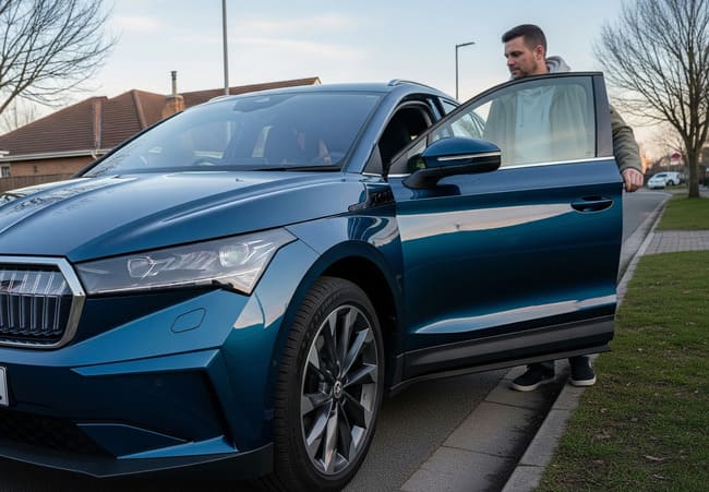 Škoda Enyaq: Nøkkelfritt system og nøkkelgjenkjenning
