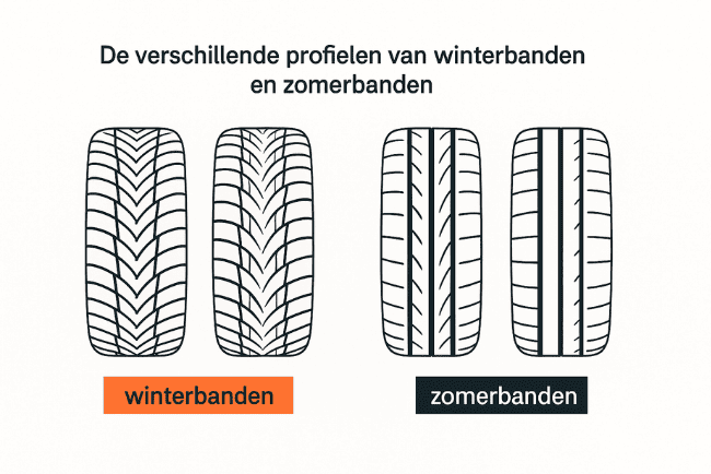Verschillen in profielen en rubber