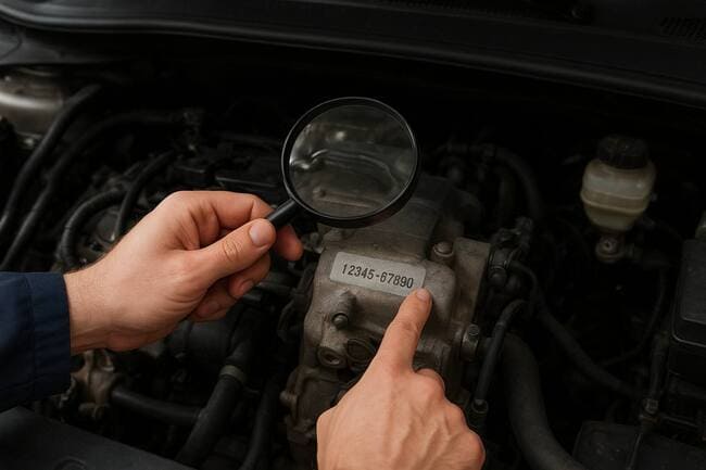 Comment avoir la référence d'une pièce auto ?